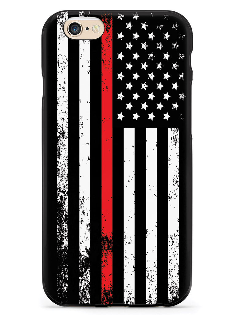 Downward American Flag - Thin Red Line Case