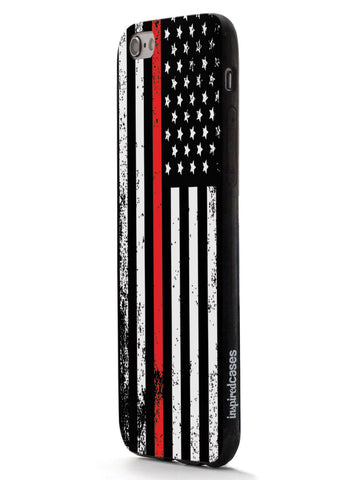 Downward American Flag - Thin Red Line Case