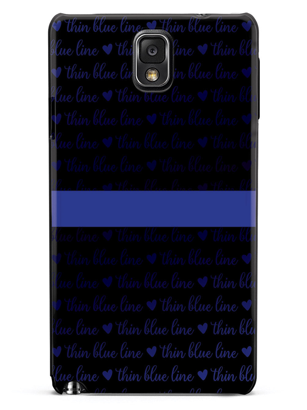 Thin Blue Line - Textured Background Case