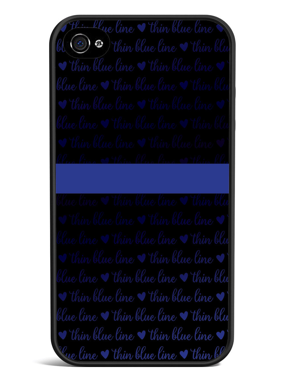 Thin Blue Line - Textured Background Case