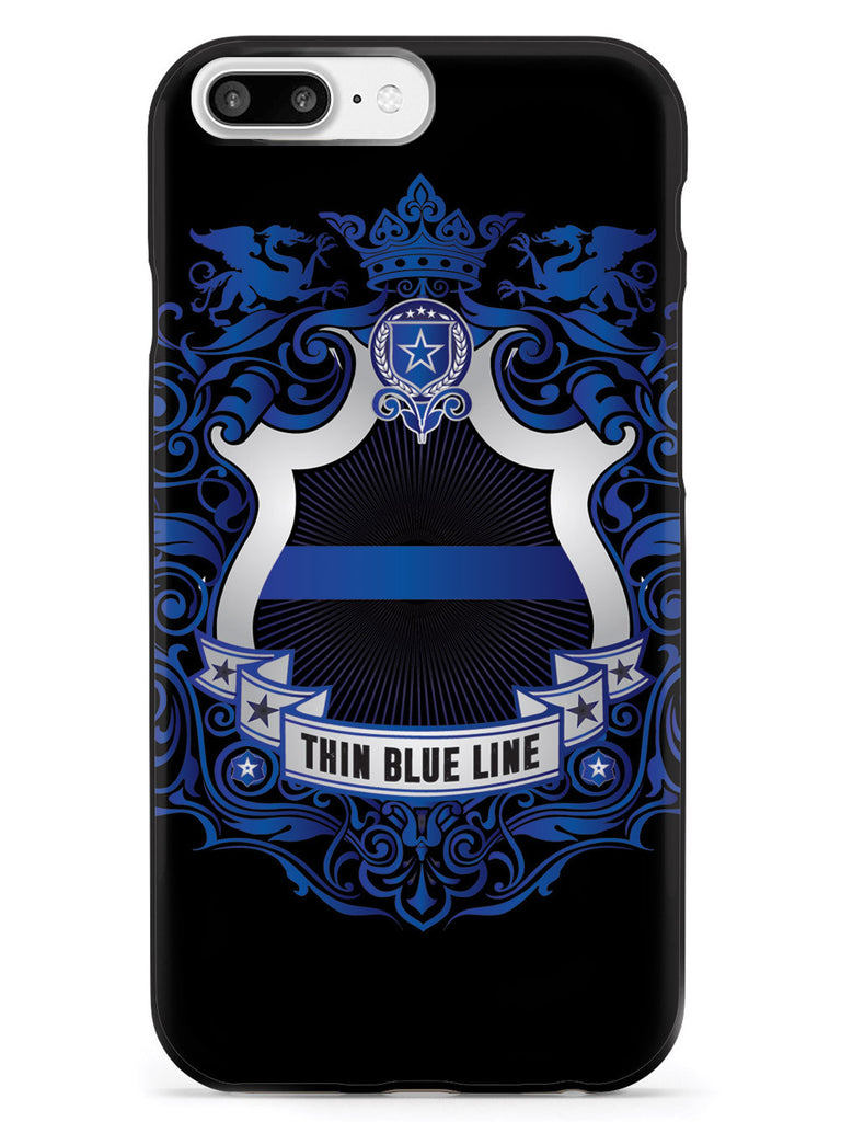 Thin Blue Line - Family Crest - Black Case