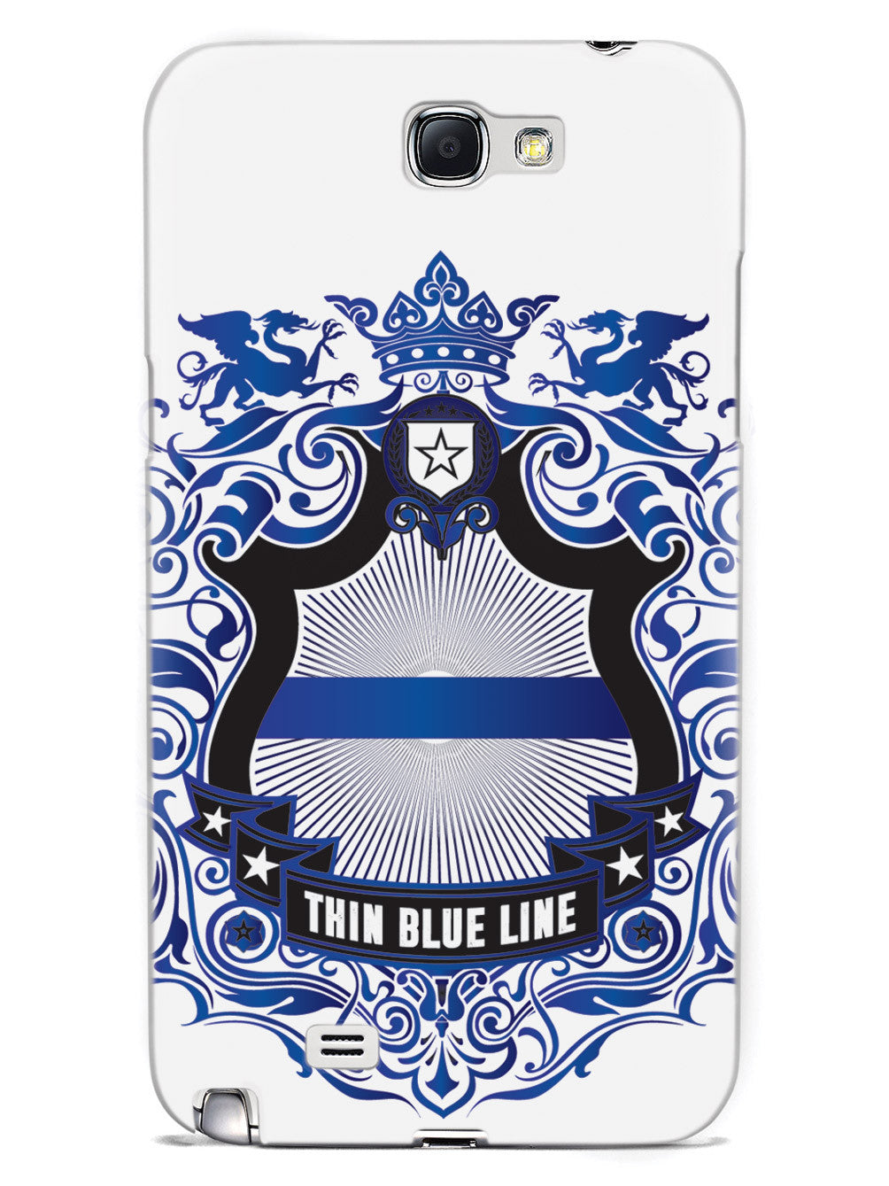 Thin Blue Line - Family Crest - White Case