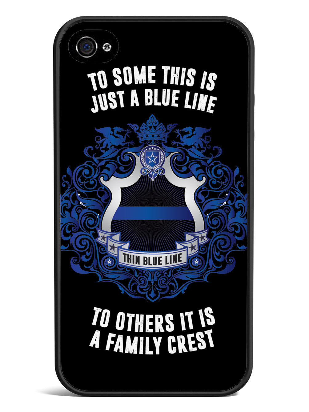 Thin Blue Line - A Family Crest Case