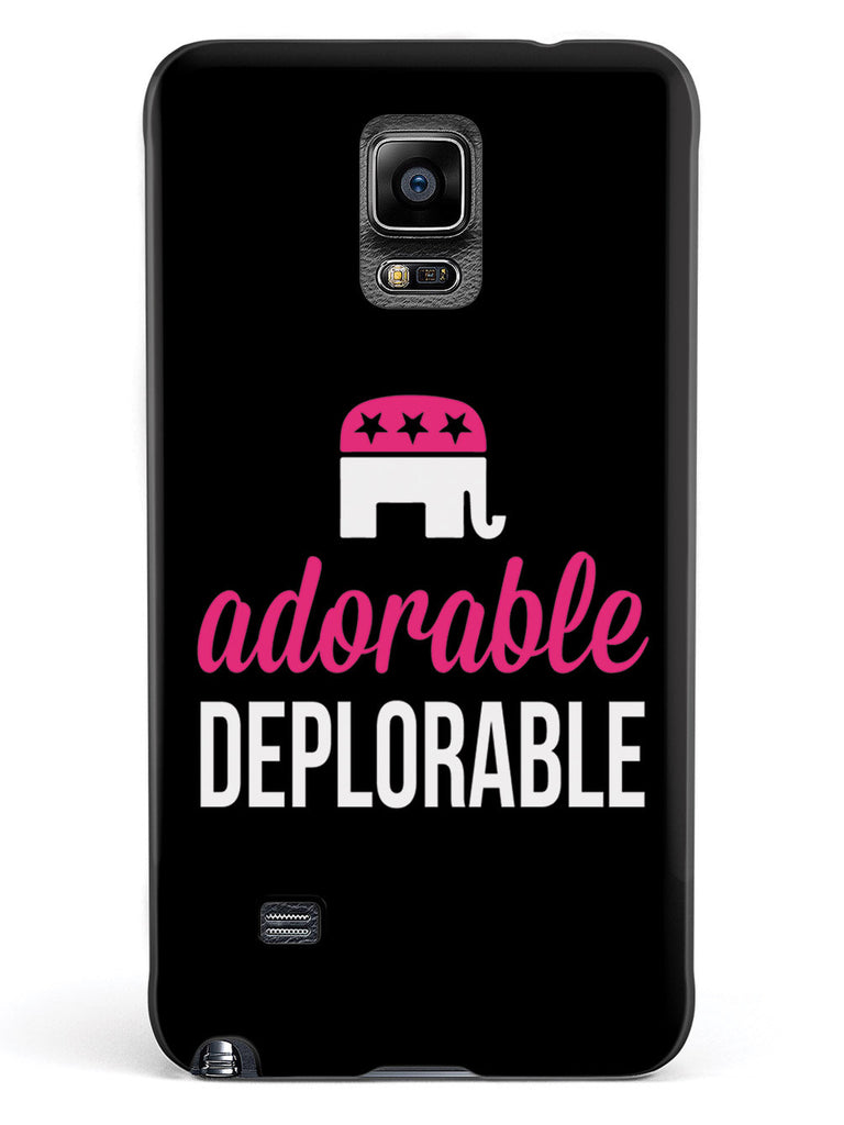 Adorable Deplorable - Black and Pink Case