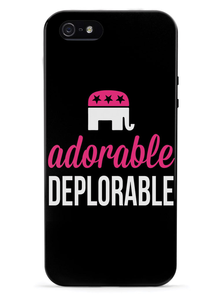 Adorable Deplorable - Black and Pink Case