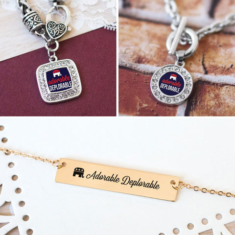 Adorable Deplorable Charm Jewelry Collection
