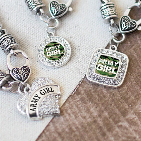 Army Girl Charm Jewelry Collection