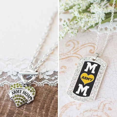 Army Mom Charm Jewelry Collection
