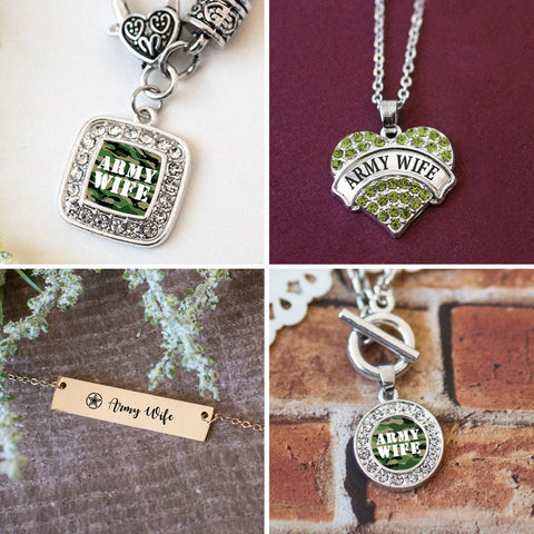 Army Wife Charm Jewelry Collection