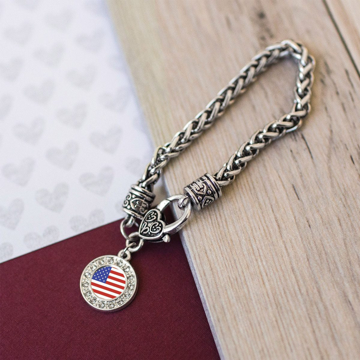 American Flag Charm Jewelry Collection