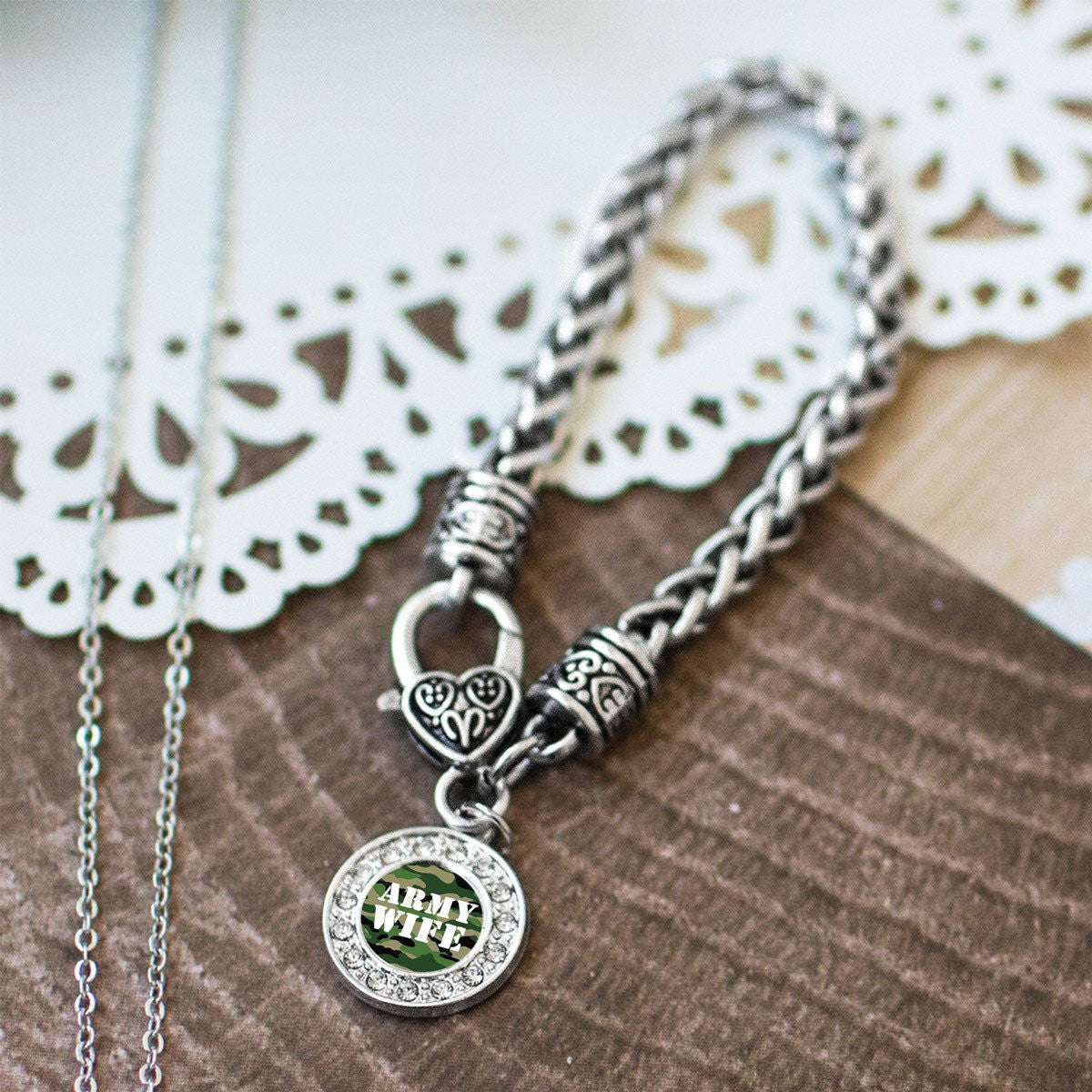 Army Wife Charm Jewelry Collection