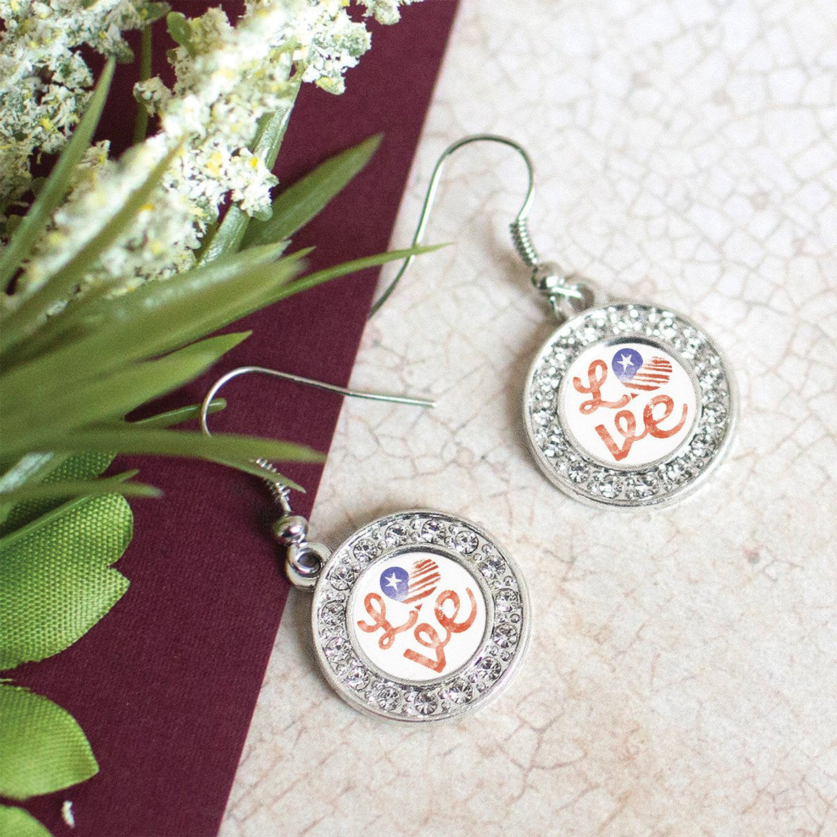 Love USA Charm Jewelry Collection