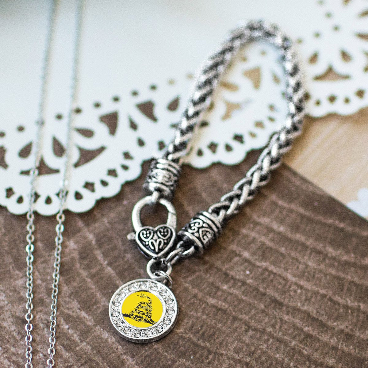 Don't Tread on Me Charm Jewelry Collection