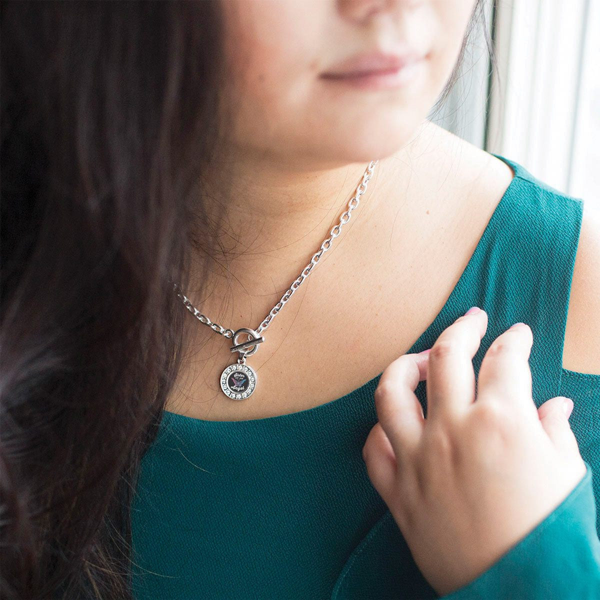 Sister of an Angel Charm Jewelry Collection