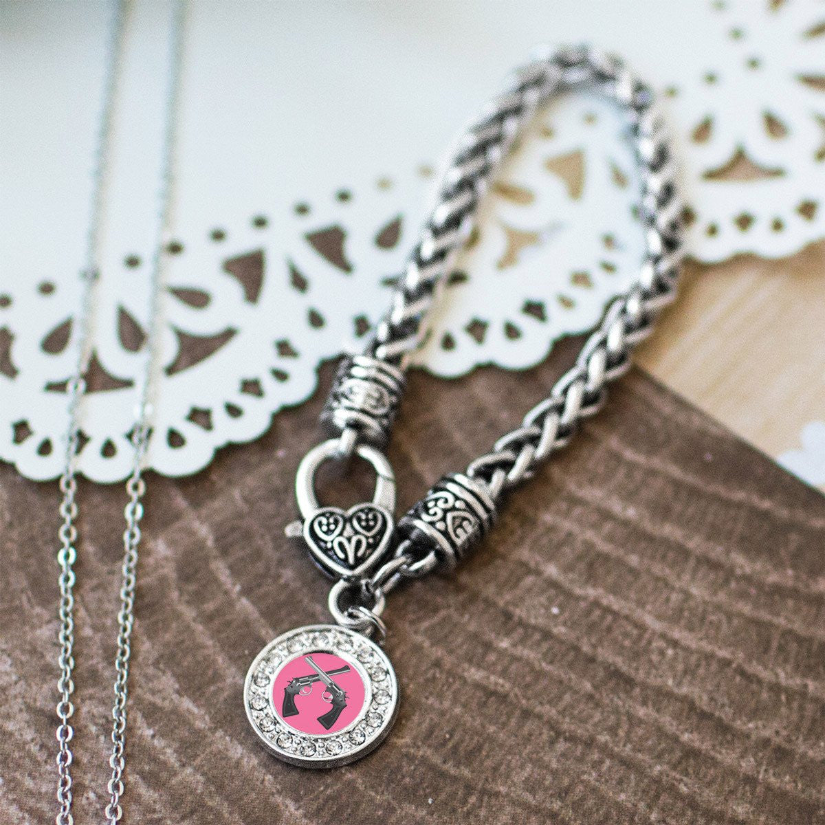 Girls N' Guns Charm Jewelry Collection