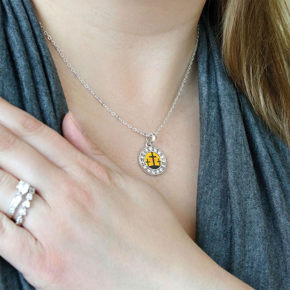 Three Crosses Charm Jewelry Collection