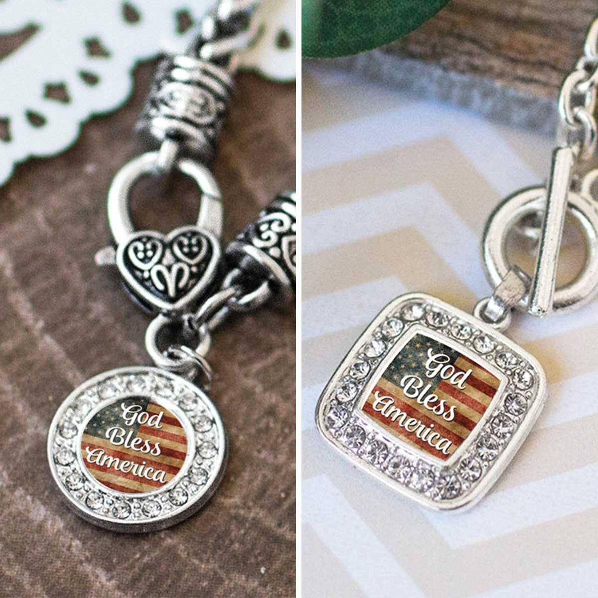 God Bless America Charm Jewelry Collection