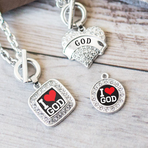 I Love God Charm Jewelry Collection