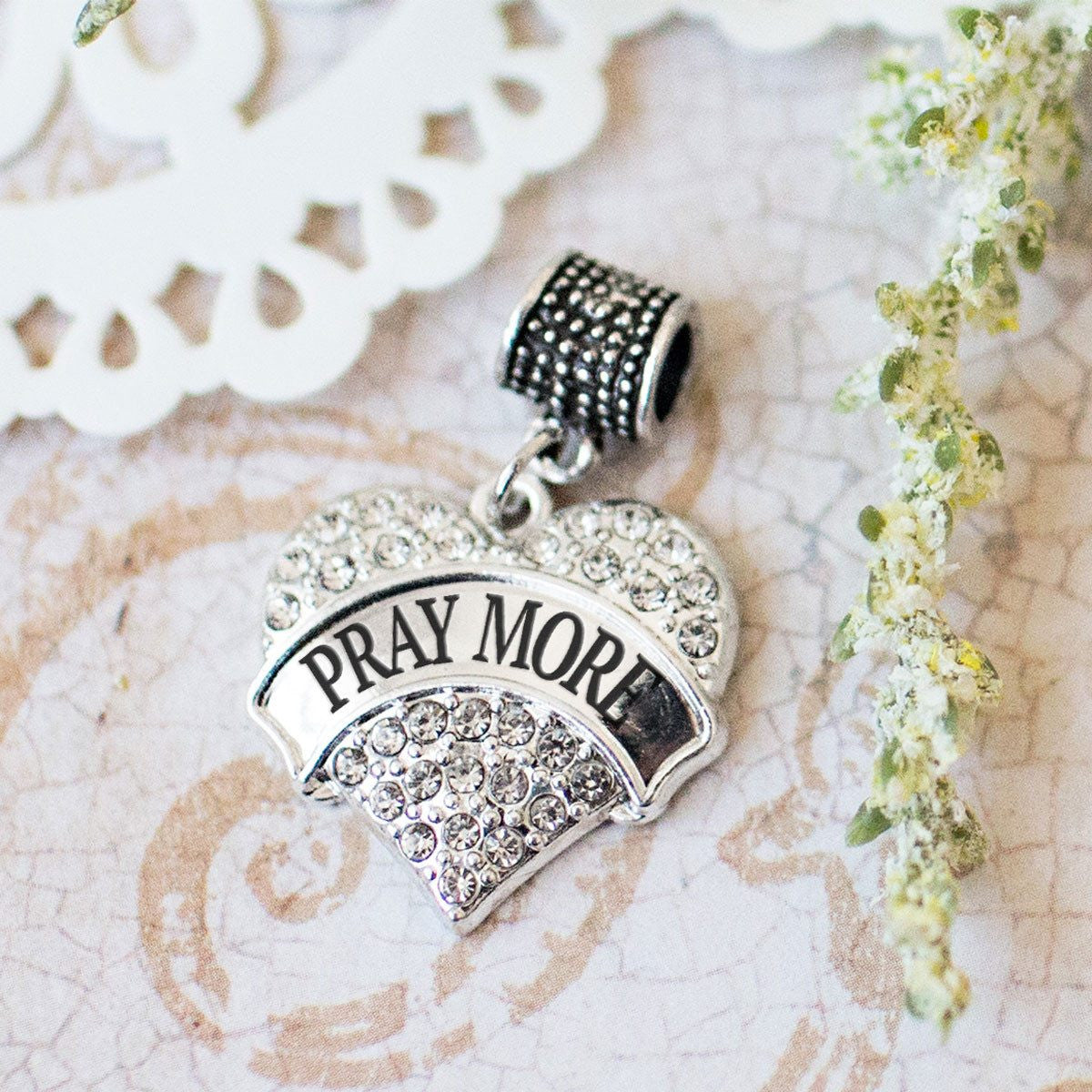 Pray More Charm Jewelry Collection
