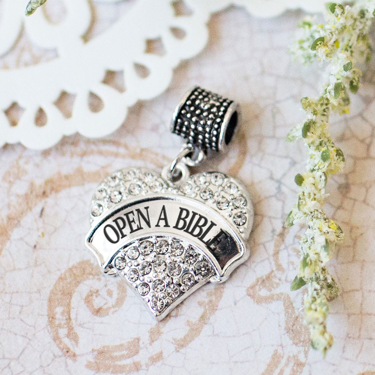 Holy Bible Charm Jewelry Collection