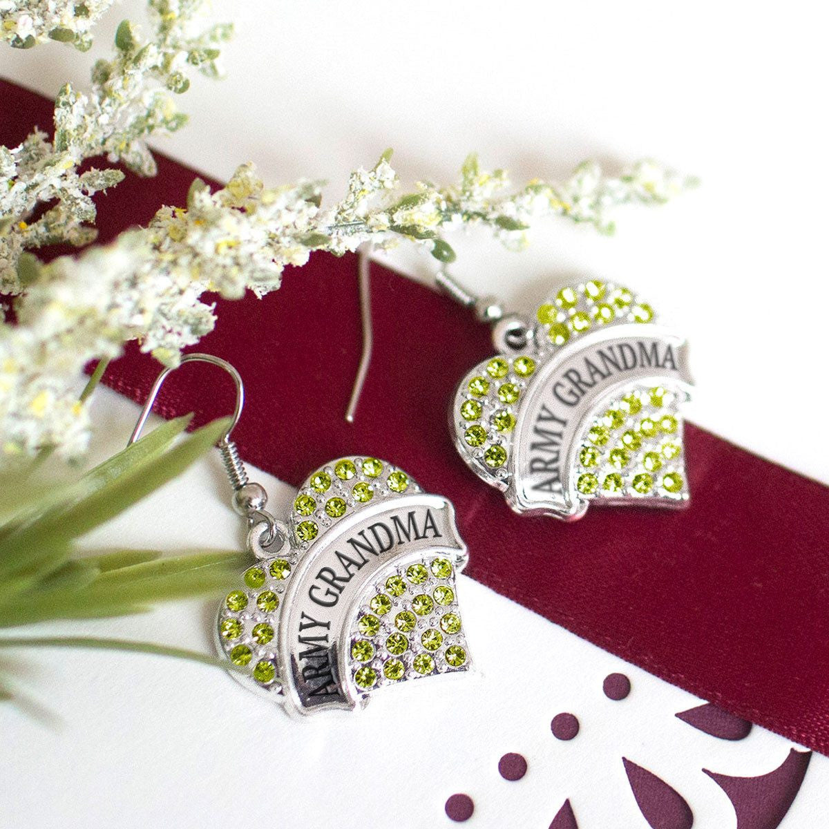 Army Grandma Charm Jewelry Collection