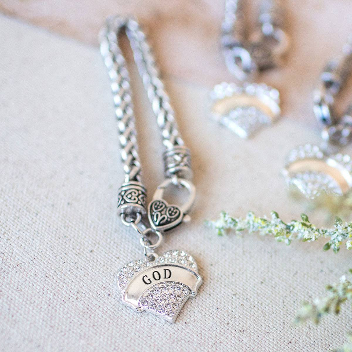 I Love God Charm Jewelry Collection