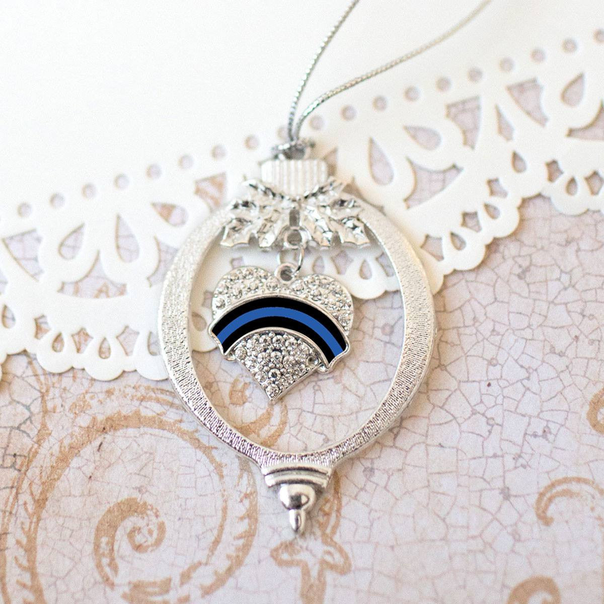 Blue Line Law Enforcement Charm Jewelry Collection