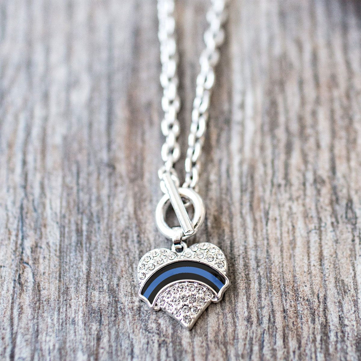 Blue Line Law Enforcement Charm Jewelry Collection