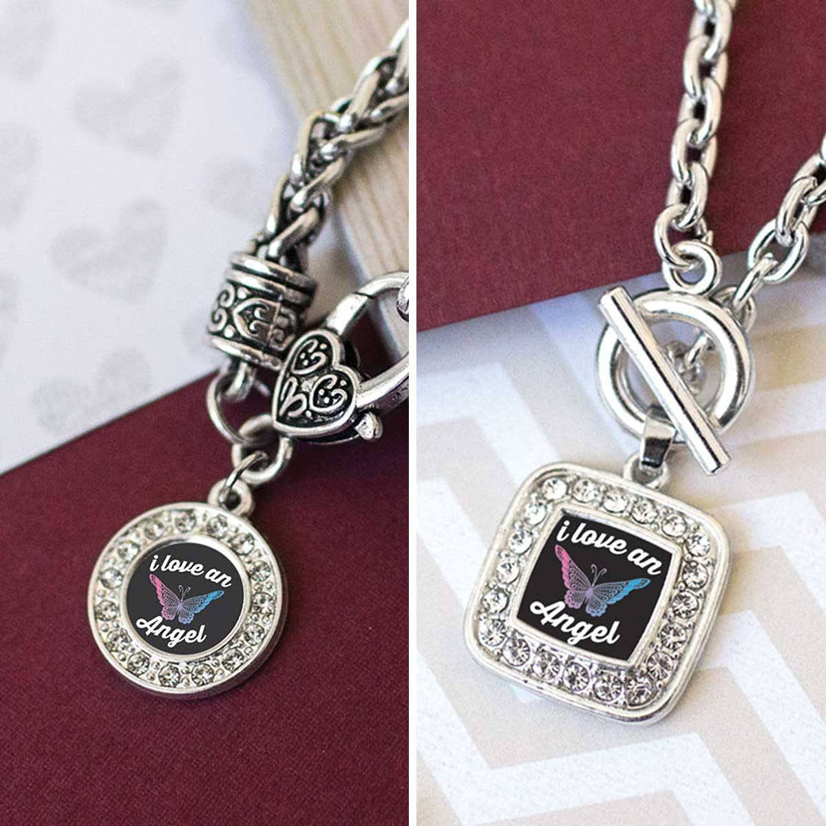 I Love an Angel Charm Jewelry Collection