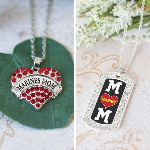 Marines Mom Charm Jewelry Collection