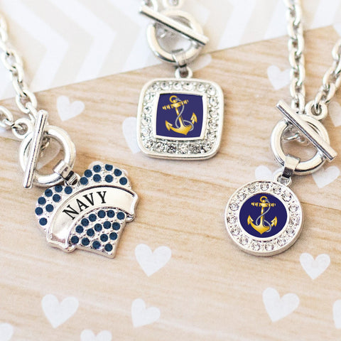 Navy Charm Jewelry Collection