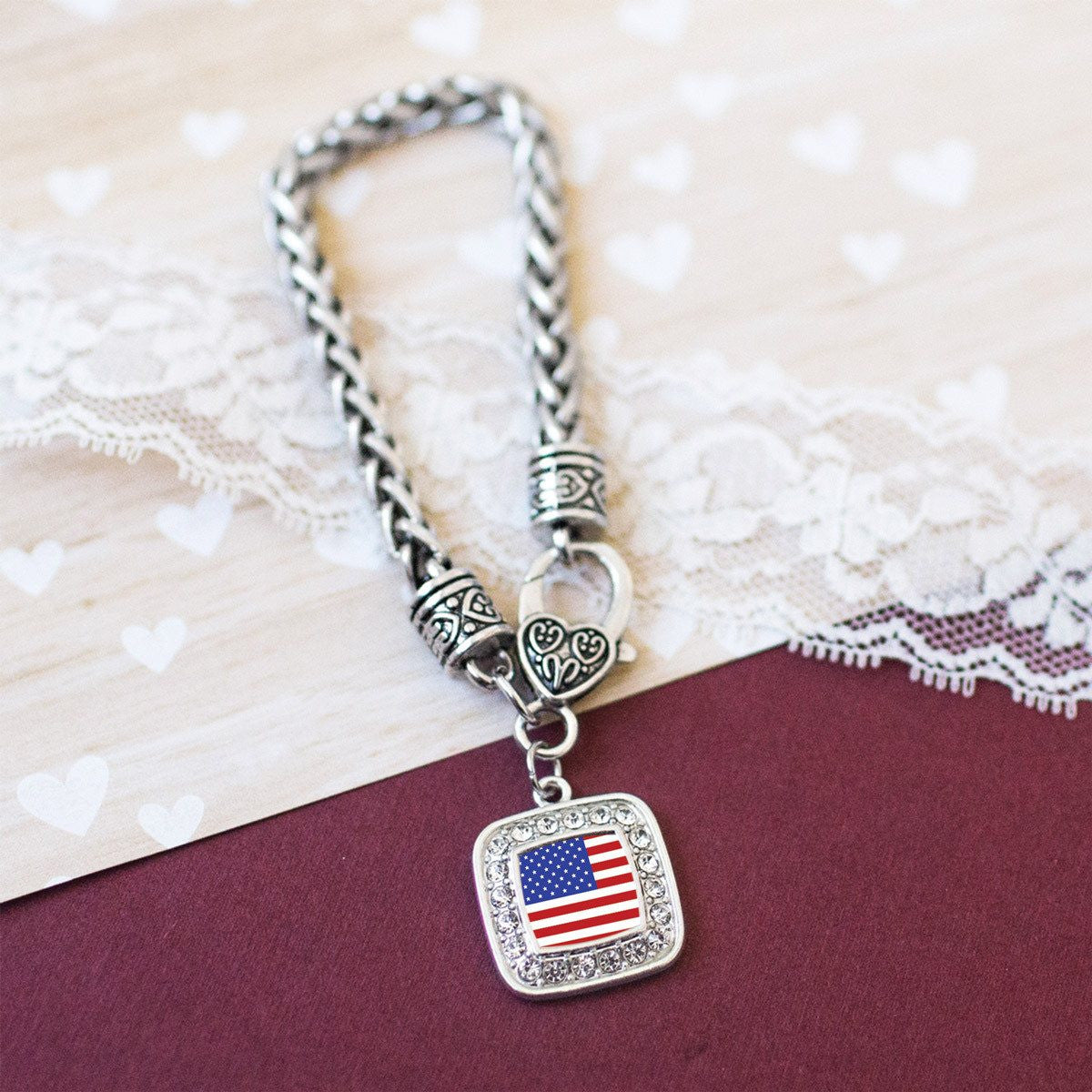 American Flag Charm Jewelry Collection