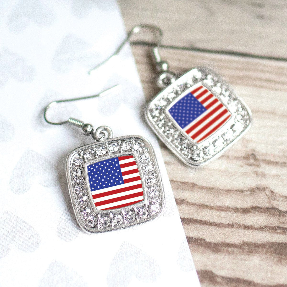 American Flag Charm Jewelry Collection