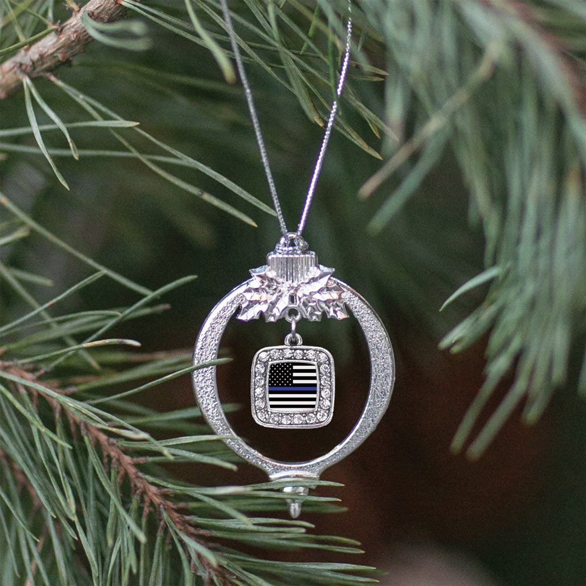 Blue Line American Flag Charm Jewelry Collection