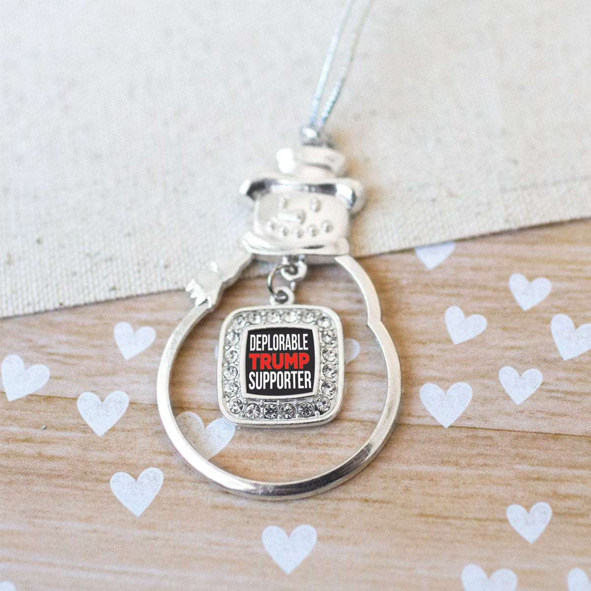 Deplorable Trump Supporter Charm Jewelry Collection