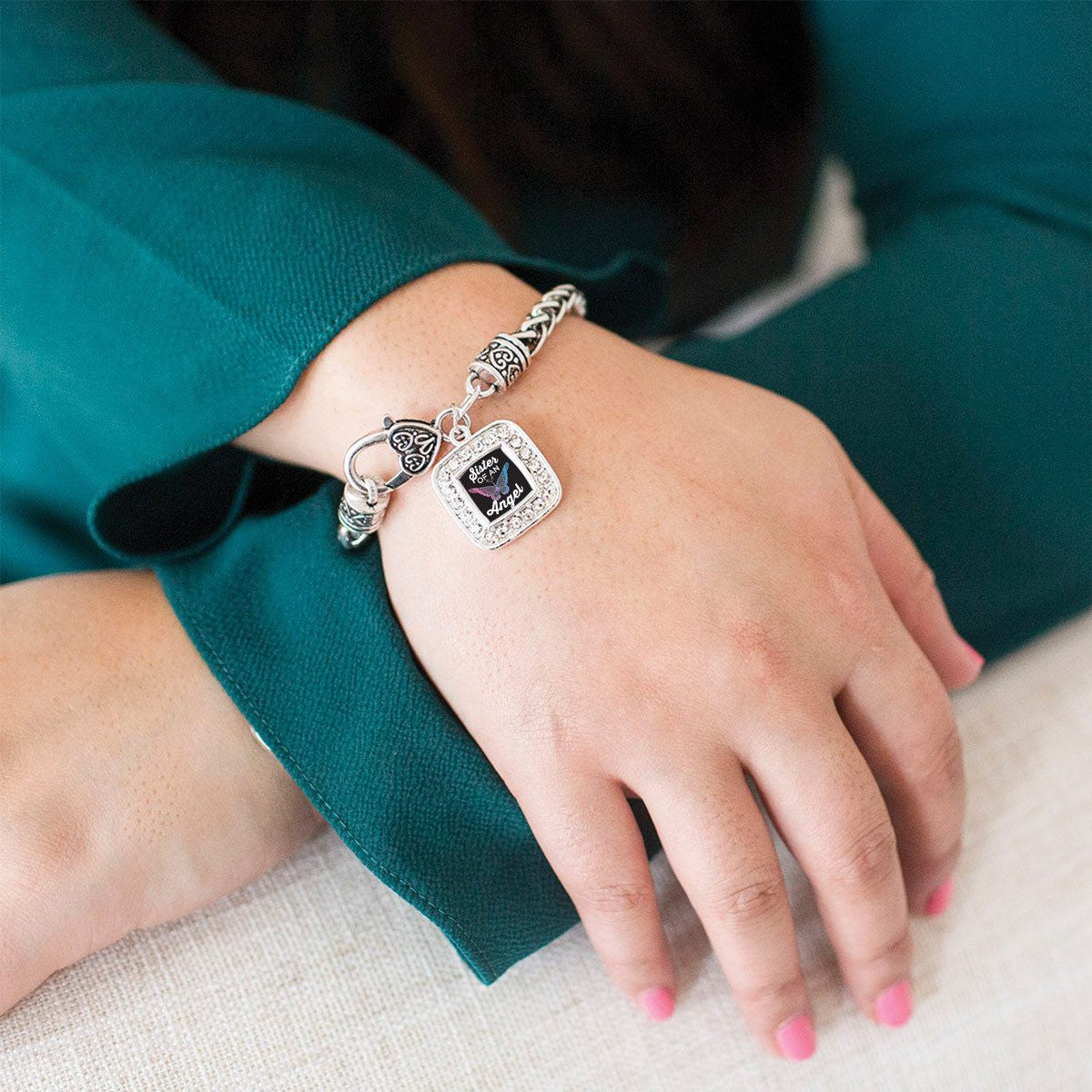 Sister of an Angel Charm Jewelry Collection