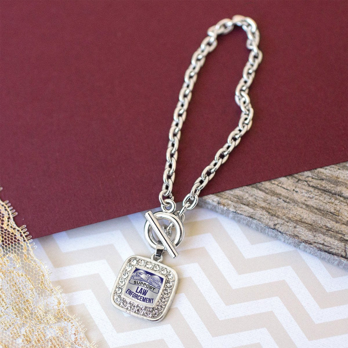 Back the Blue Charm Jewelry Collection