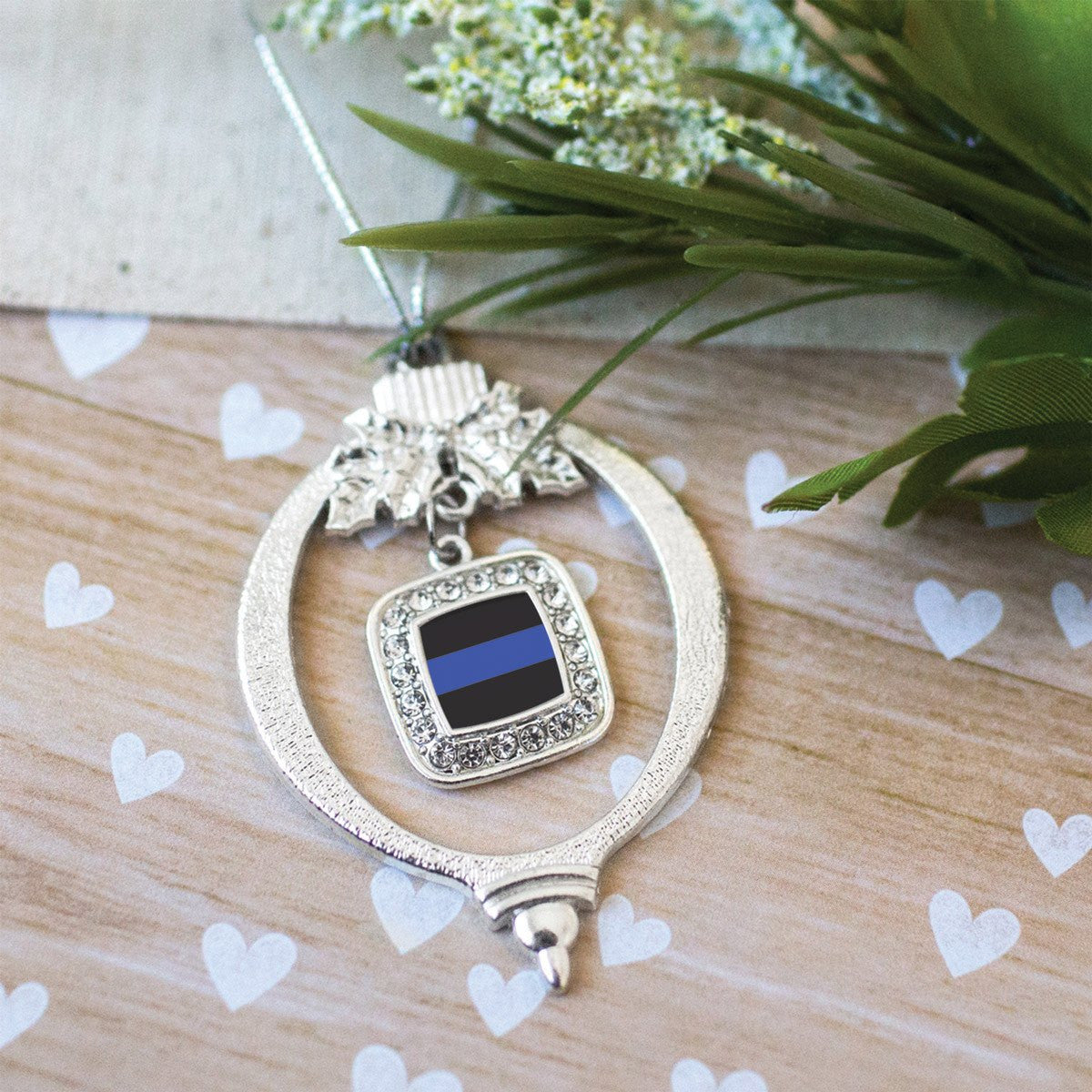Blue Line Law Enforcement Charm Jewelry Collection