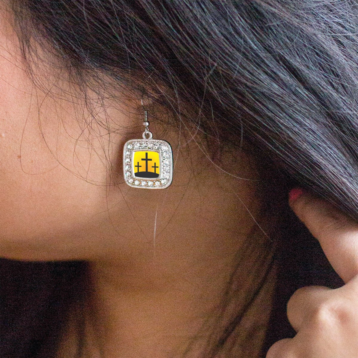 Three Crosses Charm Jewelry Collection