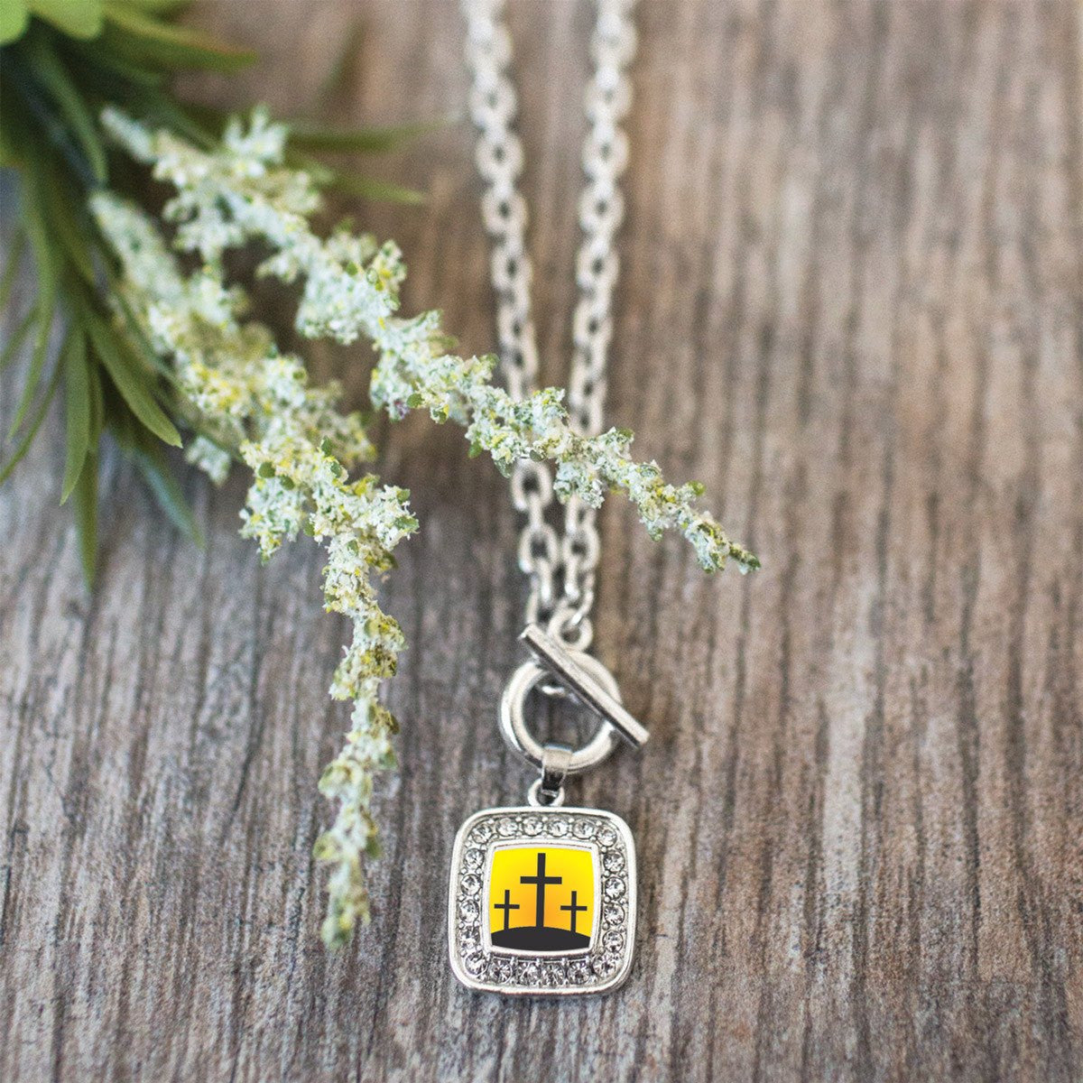 Three Crosses Charm Jewelry Collection