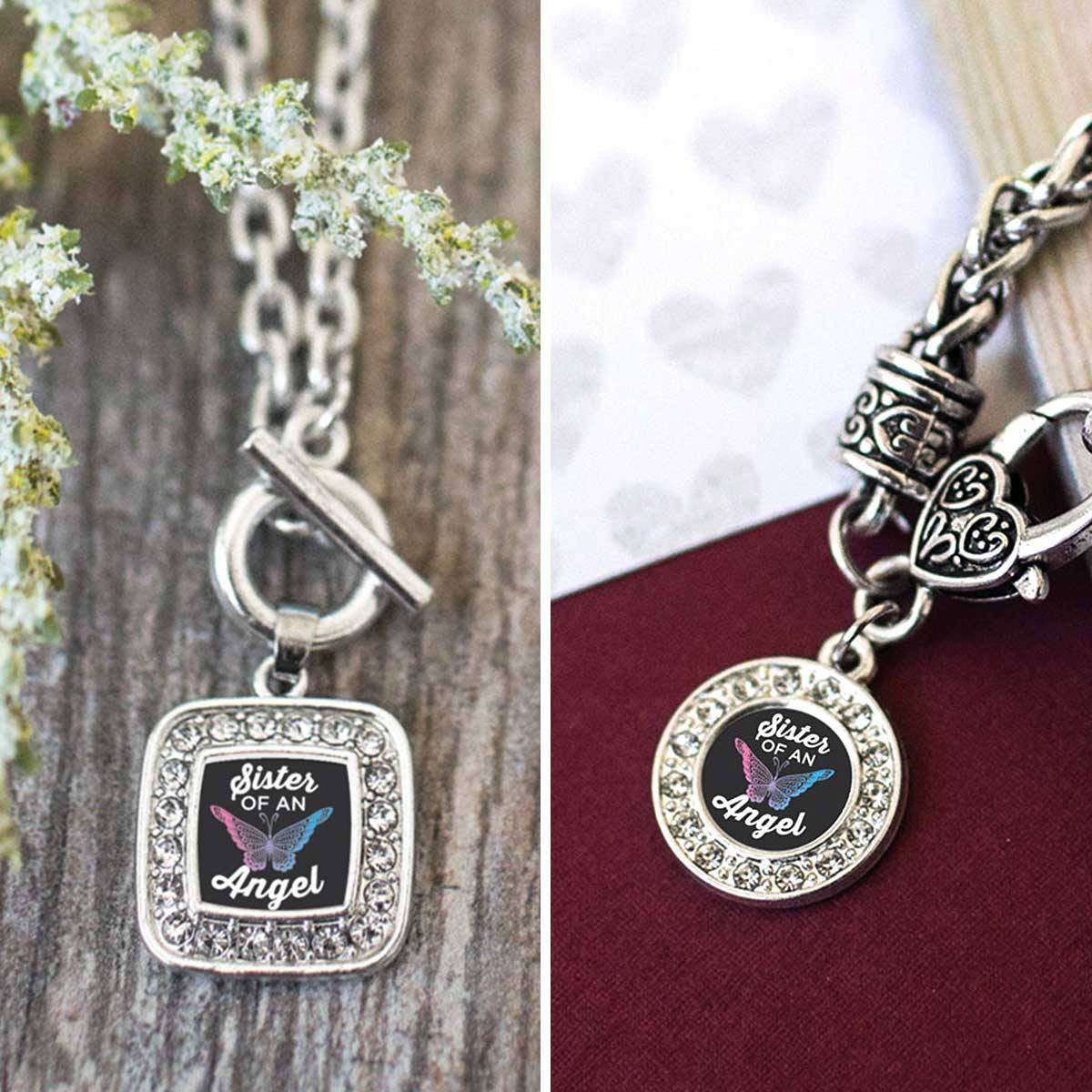 Sister of an Angel Charm Jewelry Collection