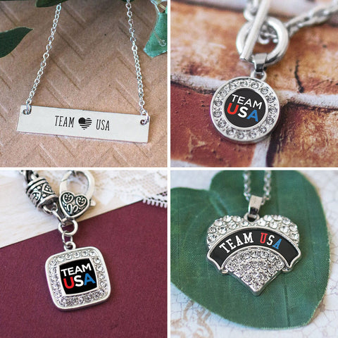 Black Banner Team USA Charm Jewelry Collection