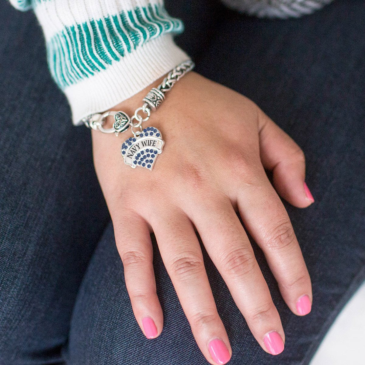 Navy Wife Charm Jewelry Collection