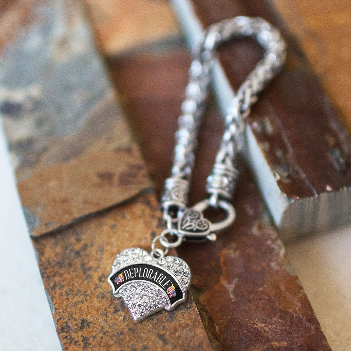 Deplorable Trump Supporter Charm Jewelry Collection