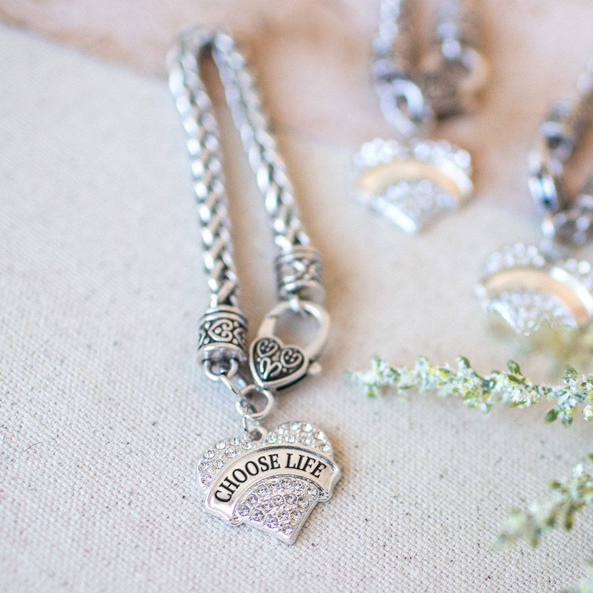 Choose Life Charm Jewelry Collection